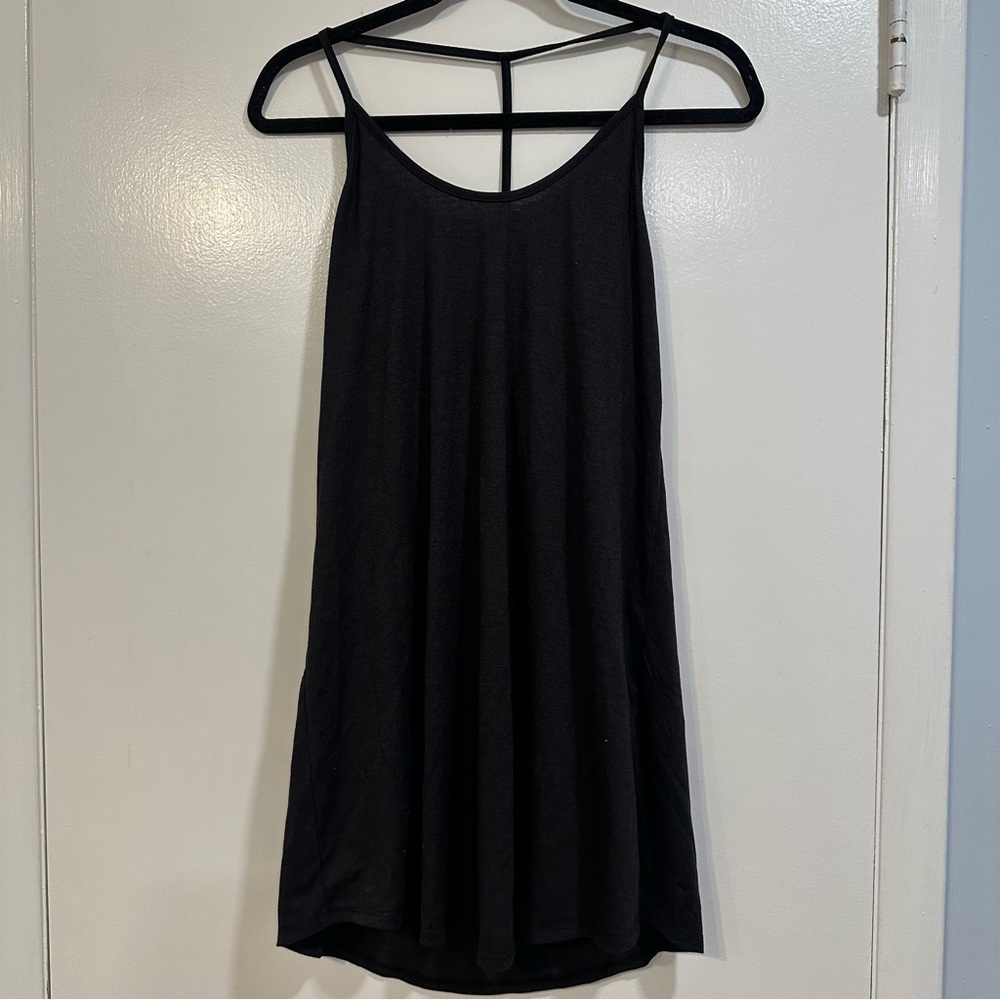 Women’s Solid Black Backless Dress/Coverup  🖤